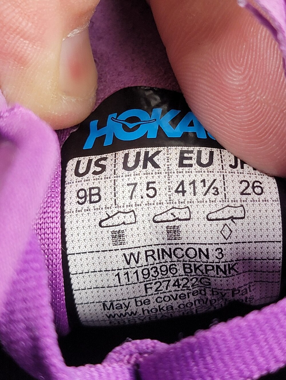 Hoka Rincon 3 Womens 9 - Picture 9 of 9